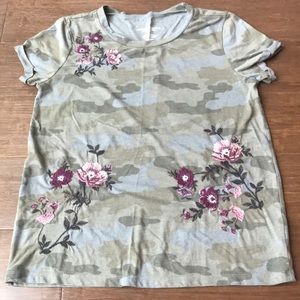 Camouflage t-shirt